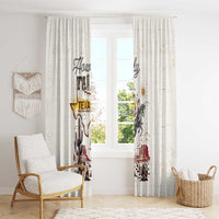 Texas Heritage Vintage Style Window Curtain Howdy Y’all and Lone Star State - Wonder Print Shop