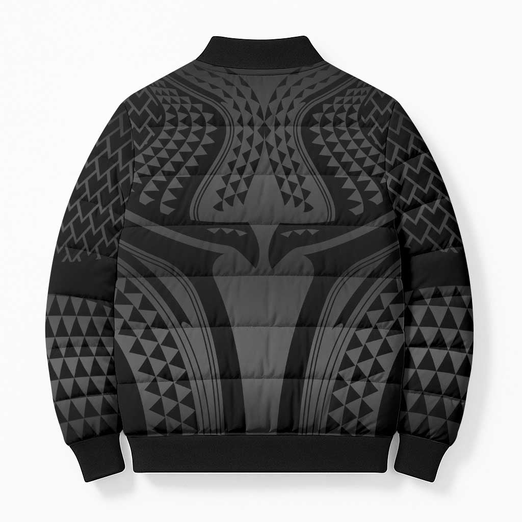 Hawaiian Kakau Art Tattoos Aquaman Style Bomber Puffer Jacket Special Edition - Wonder Print Shop