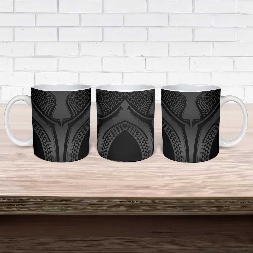 Hawaiian Kakau Art Tattoos Aquaman Style Ceramic Mug Special Edition - Wonder Print Shop