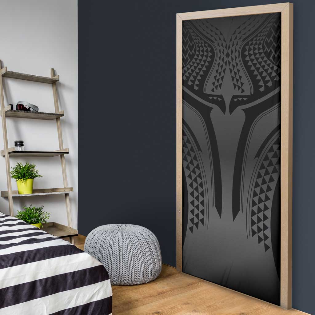 Hawaiian Kakau Art Tattoos Aquaman Style Door Cover Special Edition - Wonder Print Shop