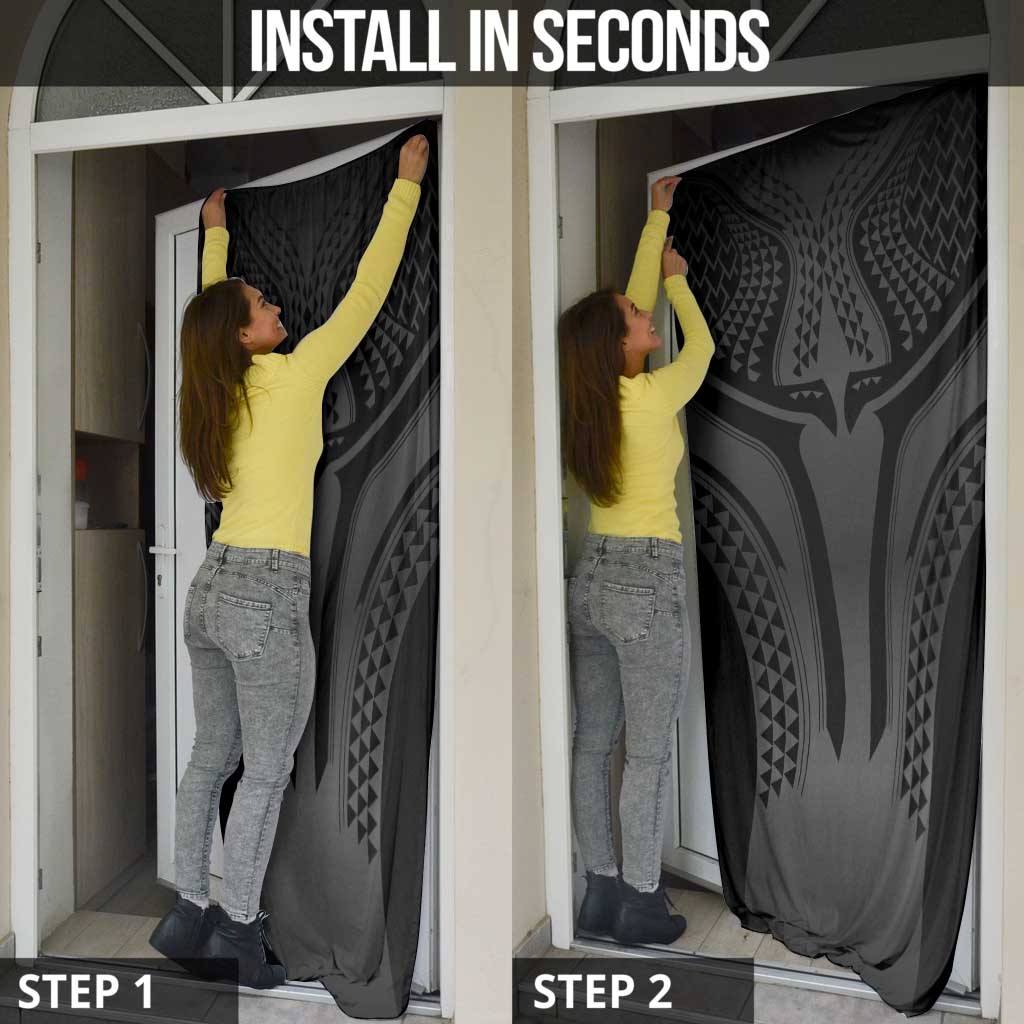 Hawaiian Kakau Art Tattoos Aquaman Style Door Cover Special Edition - Wonder Print Shop