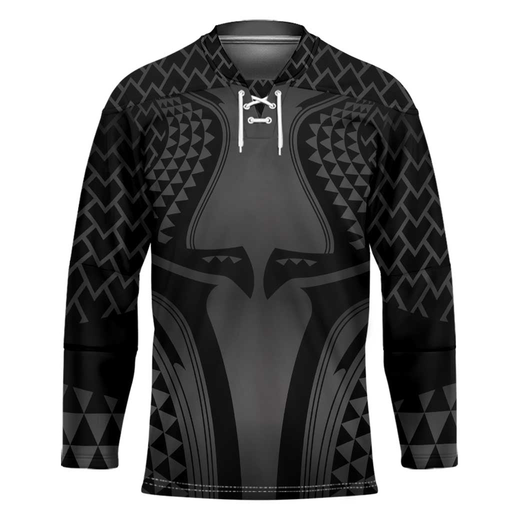 Hawaiian Kakau Art Tattoos Aquaman Style Hockey Jersey Special Edition - Wonder Print Shop