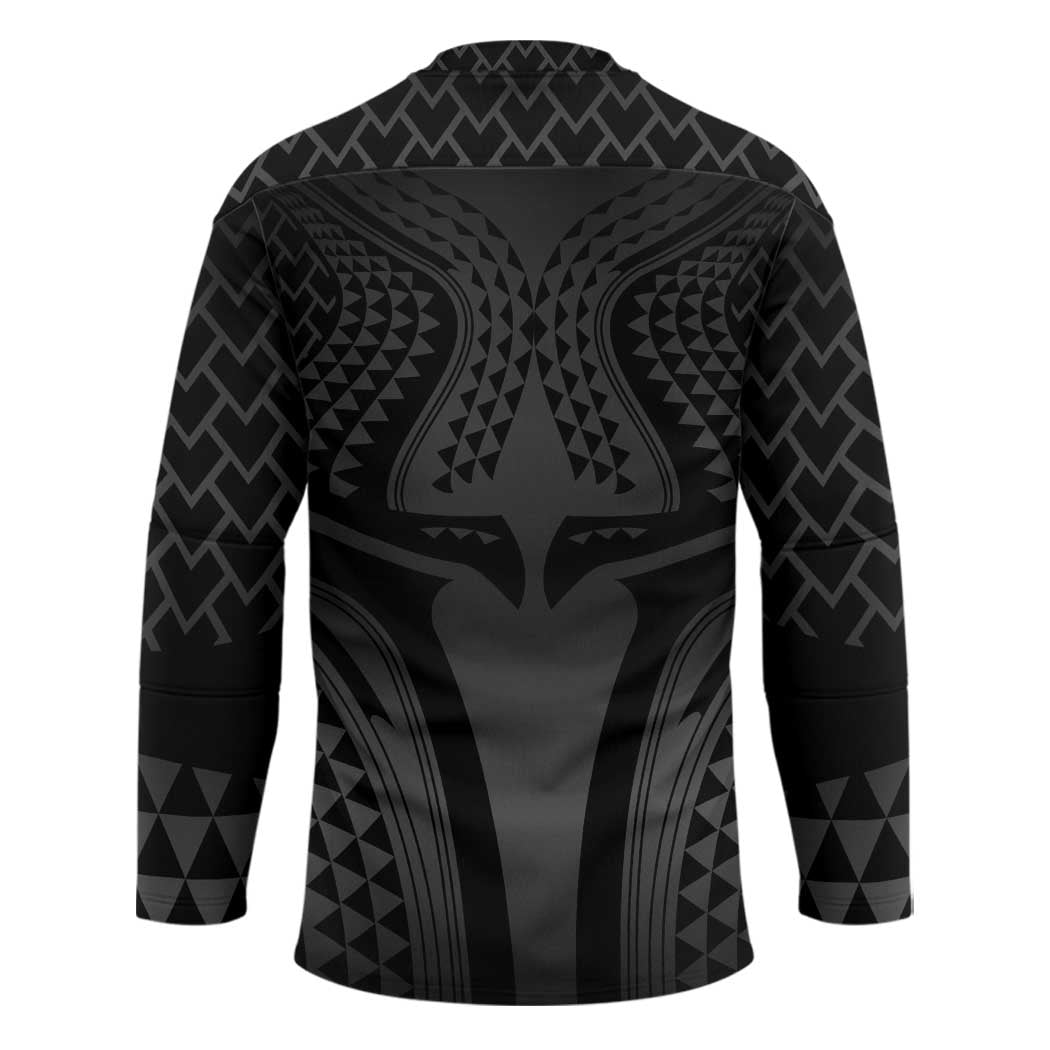 Hawaiian Kakau Art Tattoos Aquaman Style Hockey Jersey Special Edition - Wonder Print Shop