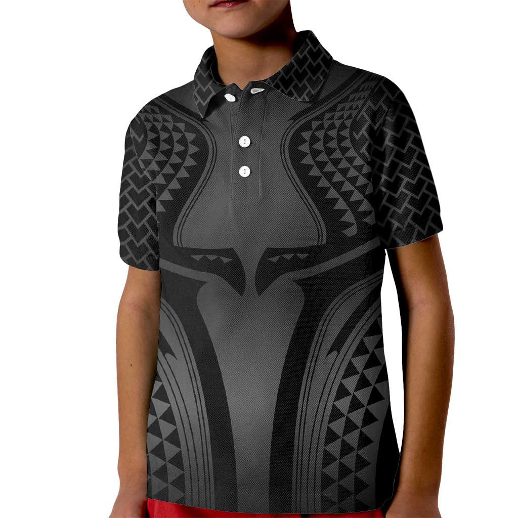Hawaiian Kakau Art Tattoos Aquaman Style Kid Polo Shirt Special Edition - Wonder Print Shop
