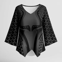 Hawaiian Kakau Art Tattoos Aquaman Style Kimono Sleeve Blouse Special Edition - Wonder Print Shop