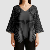 Hawaiian Kakau Art Tattoos Aquaman Style Kimono Sleeve Blouse Special Edition - Wonder Print Shop