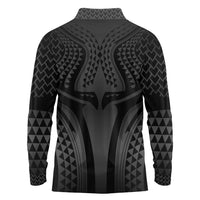 Hawaiian Kakau Art Tattoos Aquaman Style Long Sleeve Polo Shirt Special Edition - Wonder Print Shop