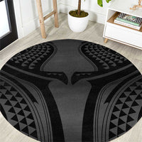 Hawaiian Kakau Art Tattoos Aquaman Style Round Carpet Special Edition - Wonder Print Shop