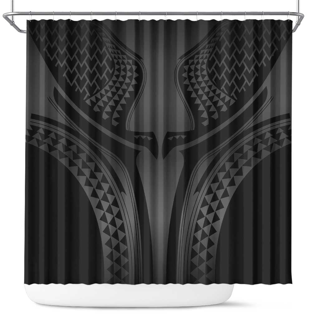 Hawaiian Kakau Art Tattoos Aquaman Style Shower Curtain Special Edition - Wonder Print Shop