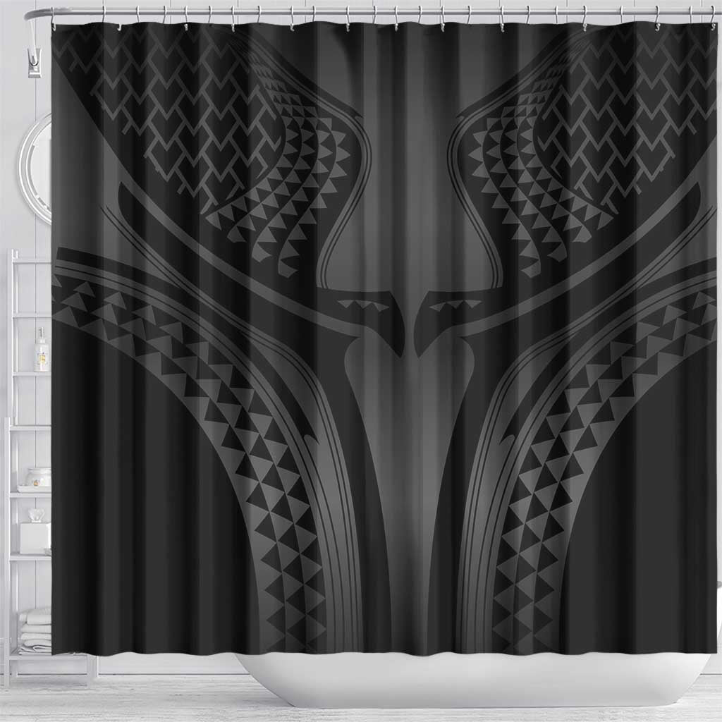 Hawaiian Kakau Art Tattoos Aquaman Style Shower Curtain Special Edition - Wonder Print Shop