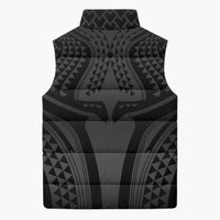 Hawaiian Kakau Art Tattoos Aquaman Style Sleeveless Puffer Jacket Special Edition - Wonder Print Shop