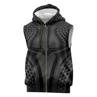 Hawaiian Kakau Art Tattoos Aquaman Style Sleeveless Zip Hoodie Special Edition - Wonder Print Shop