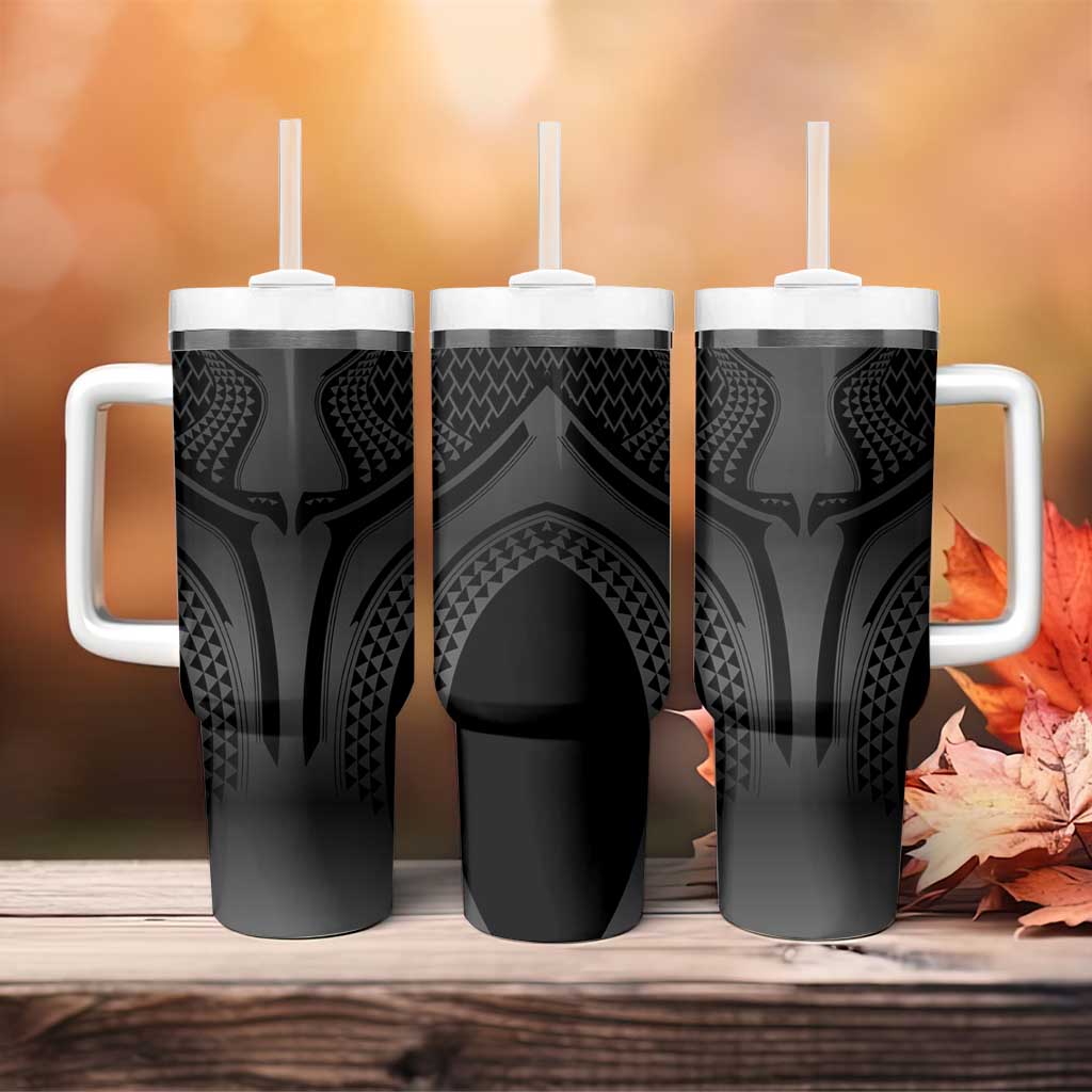 Hawaiian Kakau Art Tattoos Aquaman Style Tumbler With Handle Special Edition - Wonder Print Shop