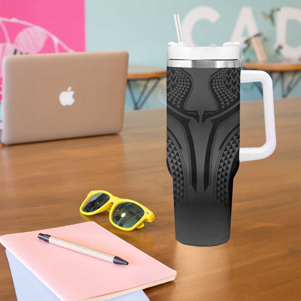 Hawaiian Kakau Art Tattoos Aquaman Style Tumbler With Handle Special Edition - Wonder Print Shop