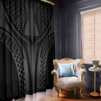 Hawaiian Kakau Art Tattoos Aquaman Style Window Curtain Special Edition - Wonder Print Shop