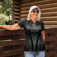 Hawaiian Kakau Art Tattoos Aquaman Style Women Polo Shirt Special Edition - Wonder Print Shop