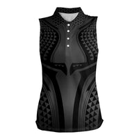 Hawaiian Kakau Art Tattoos Aquaman Style Women Sleeveless Polo Shirt Special Edition - Wonder Print Shop