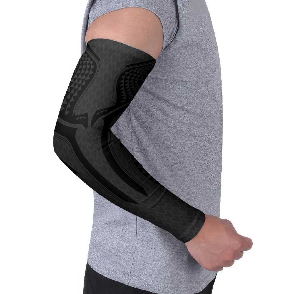 Hawaiian Kakau Art Tattoos Aquaman Style Arm Sleeves Black Version - Wonder Print Shop