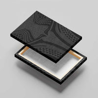 Hawaiian Kakau Art Tattoos Aquaman Style Canvas Wall Art Black Version - Wonder Print Shop