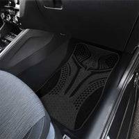 Hawaiian Kakau Art Tattoos Aquaman Style Car Mats Black Version - Wonder Print Shop
