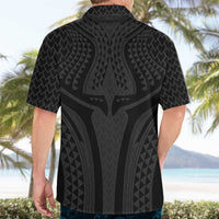 Hawaiian Kakau Art Tattoos Aquaman Style Hawaiian Shirt Black Version - Wonder Print Shop