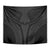 Hawaiian Kakau Art Tattoos Aquaman Style Tapestry Black Version - Wonder Print Shop