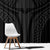 Hawaiian Kakau Art Tattoos Aquaman Style Window Curtain Black Version - Wonder Print Shop