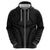Hawaiian Kakau Art Tattoos Aquaman Style Zip Hoodie Black Version - Wonder Print Shop