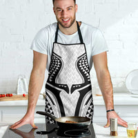 Hawaiian Kakau Art Tattoos Aquaman Style Apron White Version - Wonder Print Shop