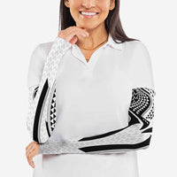 Hawaiian Kakau Art Tattoos Aquaman Style Arm Sleeves White Version - Wonder Print Shop