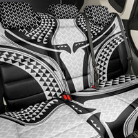 Hawaiian Kakau Art Tattoos Aquaman Style Back Car Seat Cover White Version - Wonder Print Shop
