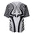Hawaiian Kakau Art Tattoos Aquaman Style Baseball Jersey White Version - Wonder Print Shop