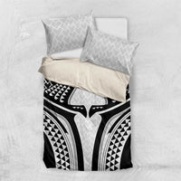 Hawaiian Kakau Art Tattoos Aquaman Style Bedding Set White Version - Wonder Print Shop