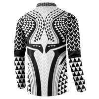 Hawaiian Kakau Art Tattoos Aquaman Style Button Sweatshirt White Version - Wonder Print Shop