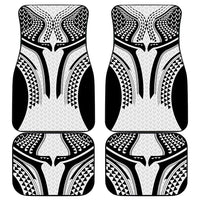 Hawaiian Kakau Art Tattoos Aquaman Style Car Mats White Version - Wonder Print Shop