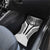Hawaiian Kakau Art Tattoos Aquaman Style Car Mats White Version - Wonder Print Shop