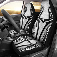 Hawaiian Kakau Art Tattoos Aquaman Style Car Seat Cover White Version - Wonder Print Shop