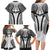Hawaiian Kakau Art Tattoos Aquaman Style Family Matching Long Sleeve Bodycon Dress and Hawaiian Shirt White Version - Wonder Print Shop