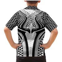 Hawaiian Kakau Art Tattoos Aquaman Style Family Matching Mermaid Dress and Hawaiian Shirt White Version - Wonder Print Shop