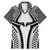 Hawaiian Kakau Art Tattoos Aquaman Style Family Matching Mermaid Dress and Hawaiian Shirt White Version - Wonder Print Shop