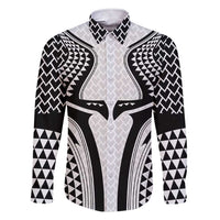 Hawaiian Kakau Art Tattoos Aquaman Style Family Matching Short Sleeve Bodycon Dress and Hawaiian Shirt White Version - Wonder Print Shop