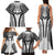 Hawaiian Kakau Art Tattoos Aquaman Style Family Matching Tank Maxi Dress and Hawaiian Shirt White Version - Wonder Print Shop