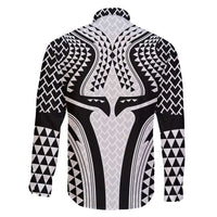 Hawaiian Kakau Art Tattoos Aquaman Style Family Matching Tank Maxi Dress and Hawaiian Shirt White Version - Wonder Print Shop