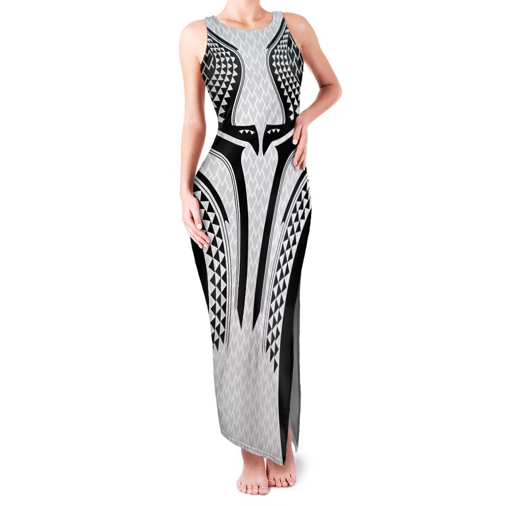 Hawaiian Kakau Art Tattoos Aquaman Style Family Matching Tank Maxi Dress and Hawaiian Shirt White Version - Wonder Print Shop