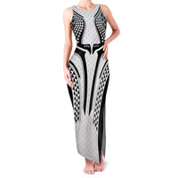 Hawaiian Kakau Art Tattoos Aquaman Style Family Matching Tank Maxi Dress and Hawaiian Shirt White Version - Wonder Print Shop