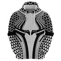 Hawaiian Kakau Art Tattoos Aquaman Style Hoodie White Version - Wonder Print Shop