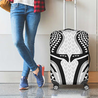 Hawaiian Kakau Art Tattoos Aquaman Style Luggage Cover White Version - Wonder Print Shop