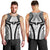 Hawaiian Kakau Art Tattoos Aquaman Style Men Tank Top White Version - Wonder Print Shop