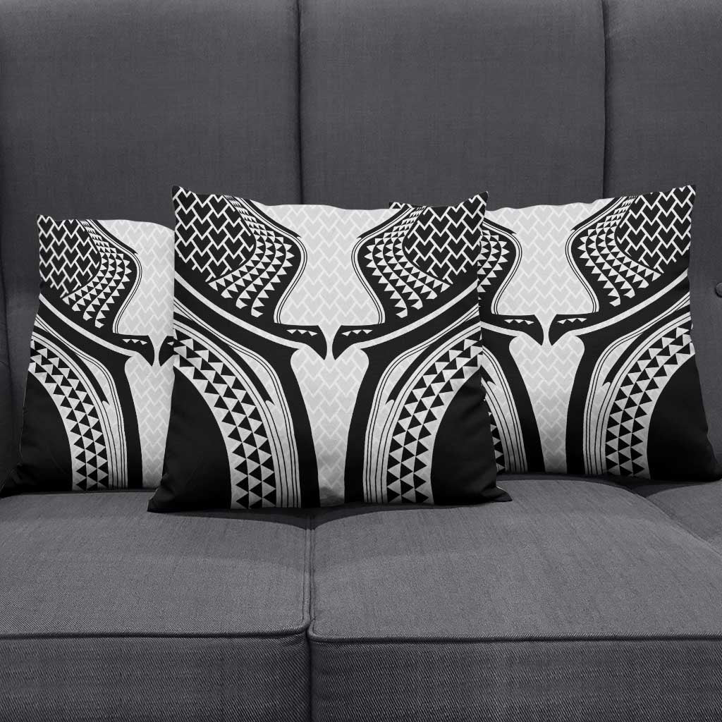 Hawaiian Kakau Art Tattoos Aquaman Style Pillow Cover White Version - Wonder Print Shop