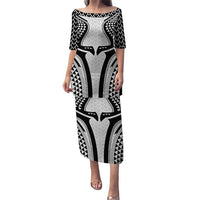 Hawaiian Kakau Art Tattoos Aquaman Style Puletasi White Version - Wonder Print Shop